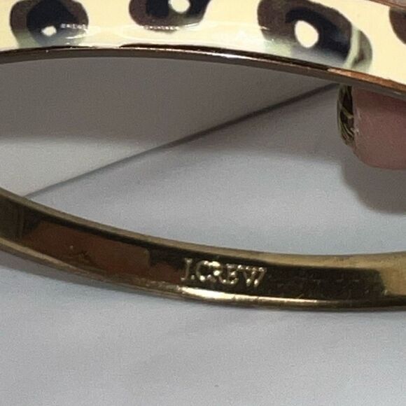 J. Crew Enameled Animal Print Bangle Bracelet‎ - Picture 5 of 7